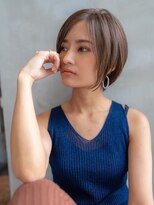 イオ 本厚木(io)&nbsp;ショートヘア似合わせカットグレージュカラーイメチェン小顔