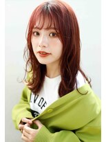 デイジー(Daisy)&nbsp;コテ巻きロング　　　ピンクブラウン