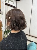 ミニボブパーマ×プチアレンジ