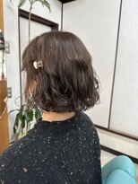 マツ 美容室(Matsu 美容室)&nbsp;ミニボブパーマ×プチアレンジ