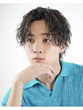 オーシャントーキョー 心斎橋(OCEAN TOKYO WEST) 波巻きパーマツイストスパイラルパーマツーブロックウルフ