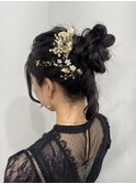 ヘアセット/結婚式/2次会パーティー/担当:水谷