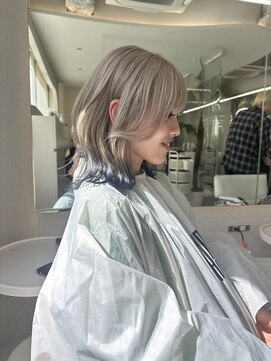 ガガ 心斎橋(GAGA) 韓国/ハイトーンカラー/ワンホンヘア/レイヤーカット/髪質改善