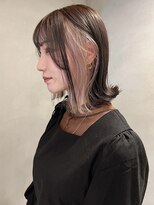 ペレ 梅田(PELE) 前髪/アンブレラカラー/こなれミディ/イメチェン/ウェーブパーマ