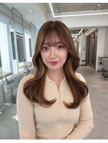 フィル 横浜(fil)&nbsp;レイヤー_イメチェン美髪外ハネボブホワイトブロンド