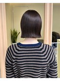 [金沢/ボブ/韓国/レイヤーカット/ブリーチなしダブルカラー]