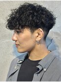 スペインカールメンズパーマメンズマッシュ群馬高崎メンズ眉毛