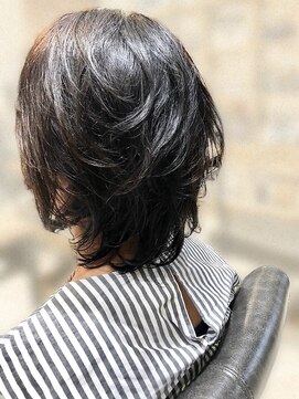 モア ヘアデザイン バイ オリジンズ つくばみどりの店(moA hair design by Origins) ゆるふわミディアムレイヤー