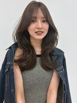 コードライン 浜松入野店(CODE.LINE) 《CODE.LINE》オリーブグレージュのミディアムレイヤー