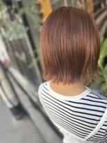 ゼン ネオ(Zen Neo)&nbsp;ぱつっとボブ／オレンジブラウン/外ハネボブ