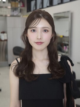 ベレーザシェルト(Beleza scelto) 15748黒髪ナチュラルブラウンシニヨンヘアココアブラウン