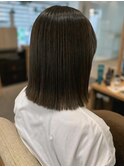 本八幡×ナチュラルストレート×美髪ケア×ミディアムボブ