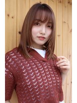 ブゾン(buZon)&nbsp;【buZonブゾン】顔まわりレイヤー×ベージュカラー