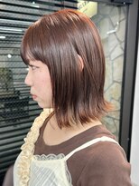 キラ 静岡(KILLA)&nbsp;ブリーチなし/オレンジ/ブラウン/くびれボブ/レイヤー/静岡