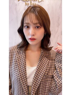 シー バイ ロンド 新宿(Sea by Lond) 大人かわいいくびれヘア/ブラウンベージュ