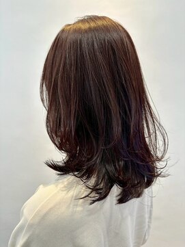イーストハムアネーロ(EAST HAM anello) レイヤーカット/チョコレートブラウン/艶髪