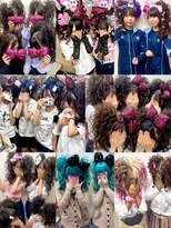 ヘアセットアップス(UP's)&nbsp;体育祭はお揃いで♪『ド派手な体育祭盛り(^○^)』電話予約