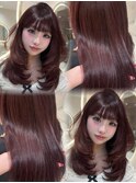 韓国ヘアハッシュカットレイヤーカットブリーチ無し韓国ボブ渋谷
