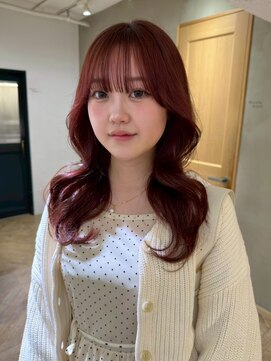 ローレン(LOREN) 透明感髪質改善ベージュダブルカラーミルクティーグレージュ
