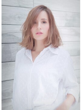 ヘアアンドメイク エジェリ(hair&make egerie) ハイトーン×セミウェットボブ2 インナーカラー 恵比寿