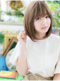 *bliss北浦和*斜めバング☆小顔ナチュラルストレートb!