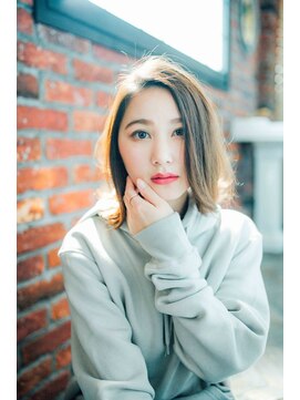 ヘアーアンドメイク ポッシュ 西日暮里店(HAIR&MAKE POSH) 外ハネボブ 【POSH 西日暮里】