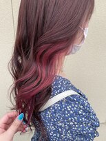 ラドンナアデッソ(LA.DONNA ADDESSO) ピンクイヤリングカラー☆カシスピンク/マットブラウン[岐阜]