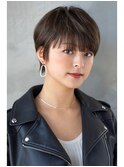 『AUSTIN』ダブルバングブランジュ×小顔ワンサイドショート