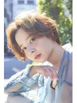 フィガロ アヴェダ(FIGARO AVEDA)&nbsp;センターパート×ショートヘア