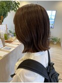 切りっぱなしボブ