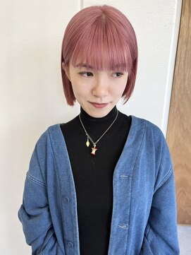 ニカ(NICA) 【NICA】ミニボブショートショートボブピンクラベンダー ▽中山