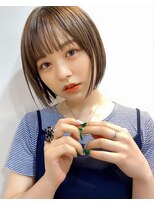 アイトーキョーエス 渋谷(AI TOKYO S)&nbsp;斜めバング/シルキーベージュ/ブラントカット[渋谷駅]