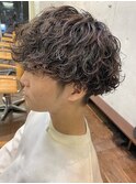波巻マッシュパーマ