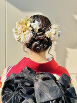 美容室テク アート バイ シック 成人式ヘアセット