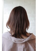 エファッセ 伊奈店(efface)&nbsp;くびれミディアム×ピンクブラウン×ひし形×レイヤーカット