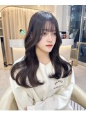 韓国ヘア/ラベンダーブラウン