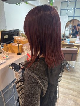 ナンバー エアロ 横浜(N° +aero) 切りっぱなし/ナチュラルカラー/ケラスターゼ/ツヤカラー