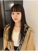【ito/梅田】黒髪×パッツンワイドバング