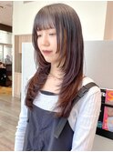 ロングレイヤー*レイヤーカット*シャギーカット*顔周りレイヤー
