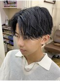 センターパート/ニュアンスパーマ/メンズ/カルマパーマ/柏駅