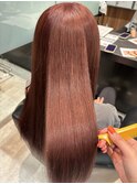 ピンクブラウン×髪質改善