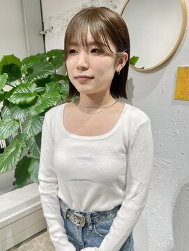 クリアーオブヘアー 栄南店(CLEAR of hair) ボブ×透明感カラー/osumi