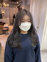 エイチ(H eitf)&nbsp;【原宿エイチ】ゆるふわロング　暗めグレージュカラー