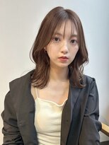 ユーフォリア 青山(Euphoria)&nbsp;ブリーチなし秋色カラーオリーブカラーミディアムレイヤー