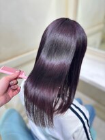 アソビ 表参道(ASOBI) ラベンダーピンク/小顔/ワンレン/髪質改善/前髪