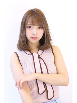 オーロ 池田店(ORO) 20代30代40代50代ボブルフネビージュ小顔ワンレンショート