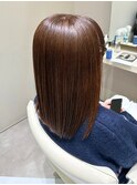 髪質改善トリートメント*艶髪*酸性ストレート*まろやかブラウン