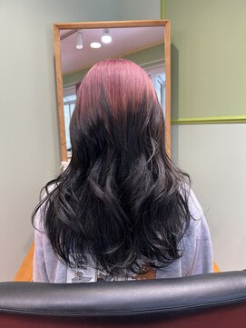 エマ(emma) 黒染めを活かしたルーツcolor！