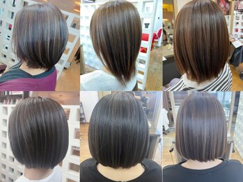 ワンポイント レガーレ(ONE POINT LEGARE)の写真/大人女性に人気サロン♪髪質をキレイにしながらカットできれいなシルエットに＊大胆イメチェンもお任せ◎
