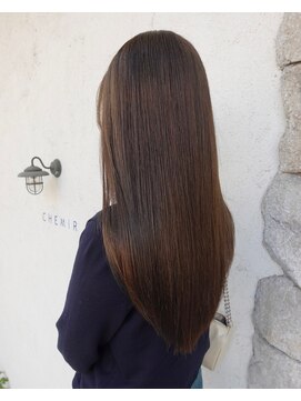 シェミール(CHEMIR) オリーブベージュ×ブリーチなしカラー